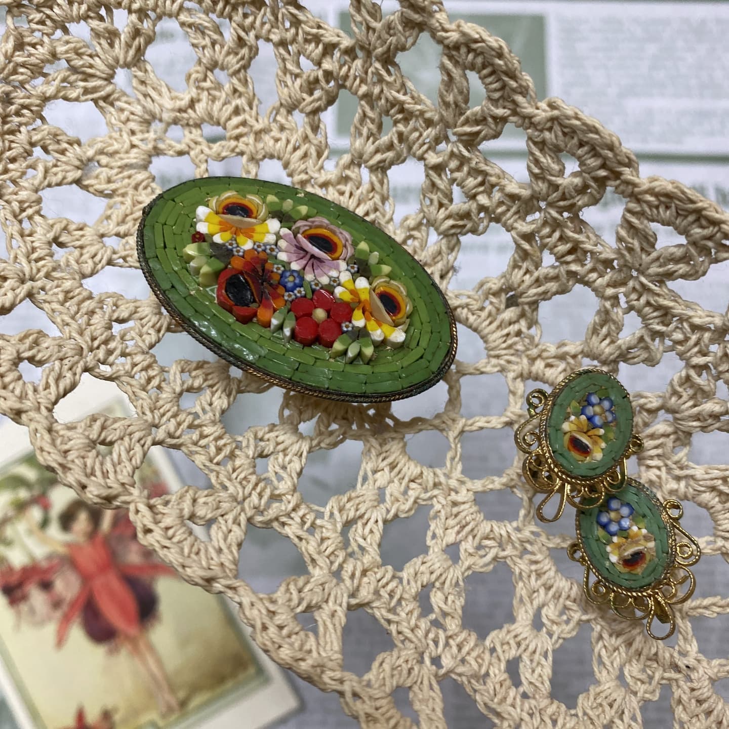 イエローグリンのマイクロモザイクセット